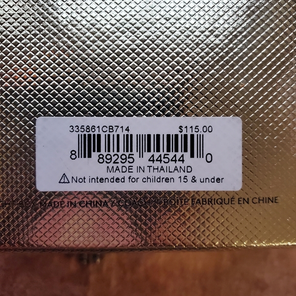 Coach Bow Necklace & Earring - Picture 4 of 4